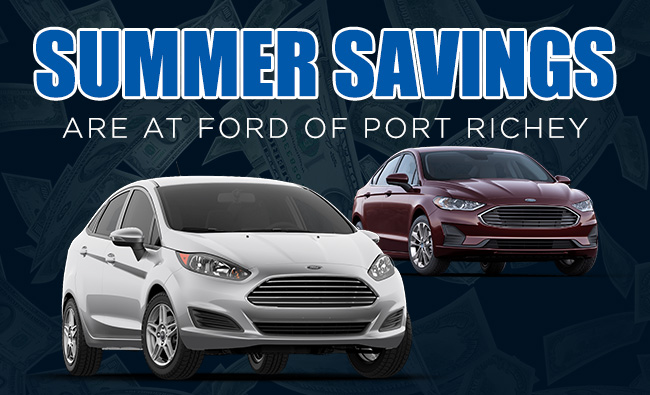 Summer Savings Are At Ford Of Port Richey