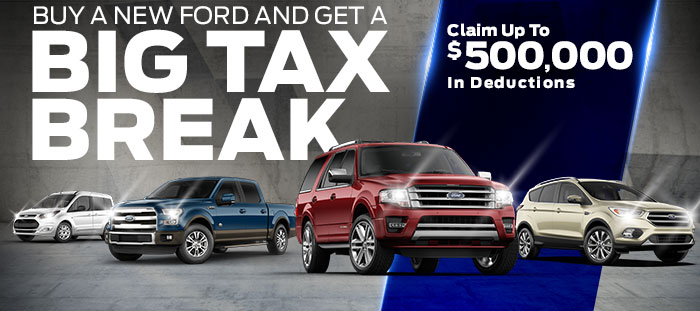 Buy A New Ford and Get a Big Tax Break