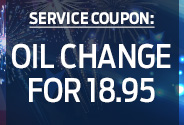 Oil Change for $18.95