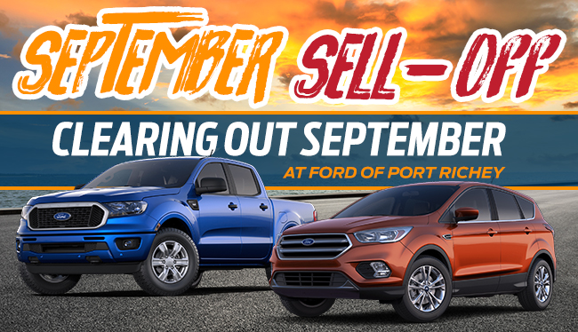 Clearing Out September At Ford Of Port Richey