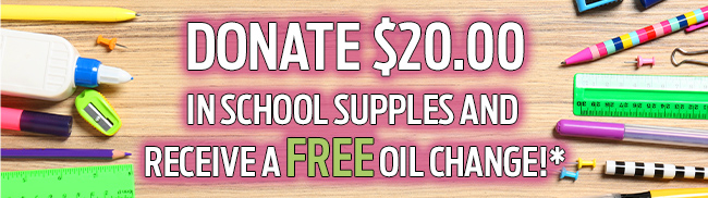 Donate $20.00 In School Supplies