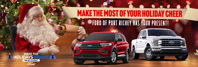 Make the most of your holiday cheer, Ford of Port Richey has your present.