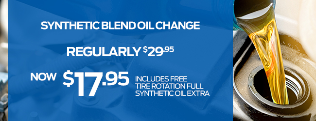 Synthetic Blend Oil Change