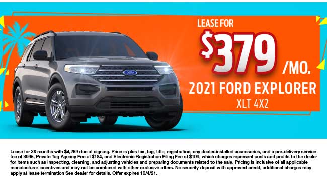 2021 Ford Explorer XLT 4x2