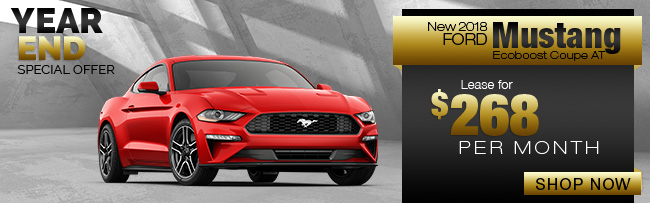 New 2018 Ford Mustang Ecoboost Coupe AT