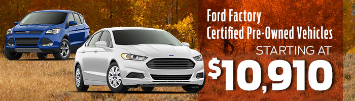 Ford Factory Certified Certified Pre-Owned Vehicles