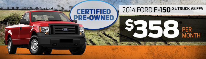 2014 Ford F-150 XL Certifited Pre-Owned