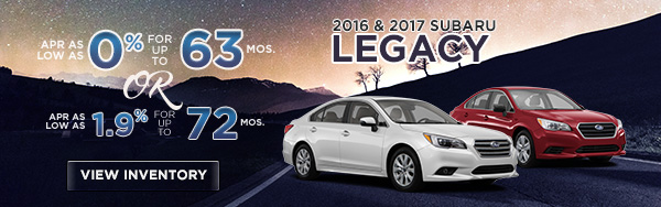 2016 & 2017 Subaru Legacy