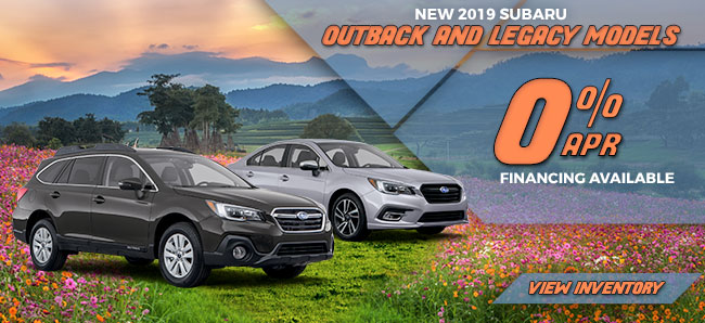 All New 2019 Subaru Outback and Legacy Models