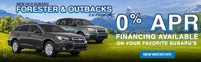 New 2018 Subaru Forester & Outback