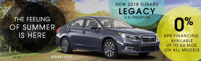 New 2018 Subaru Legacy