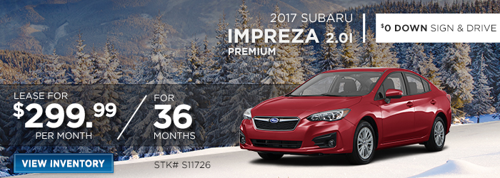 2017 Subaru Impreza 2.0I Premium