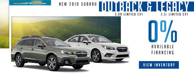 2019 Subaru Outback & 2019 Subaru Legacy