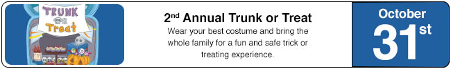 2nd Annual Trunk or Treat