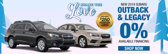 New 2019 Subaru Outback and Legacy