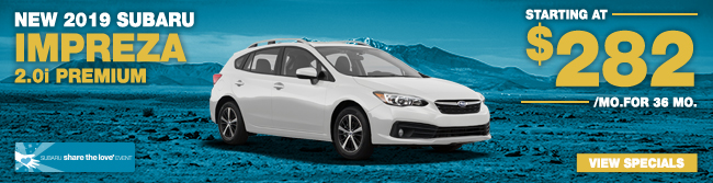 2019 Subaru Impreza 2.0i Premium