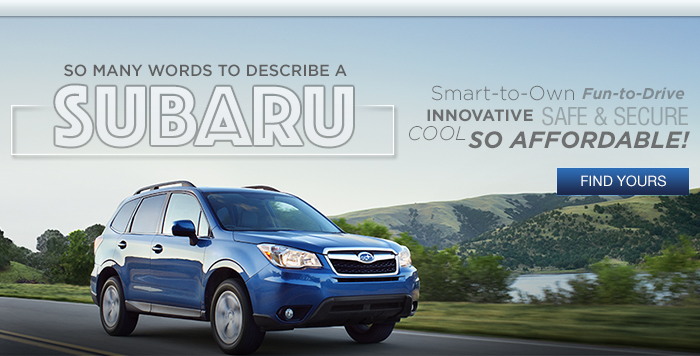 So many words to describe a Subaru...