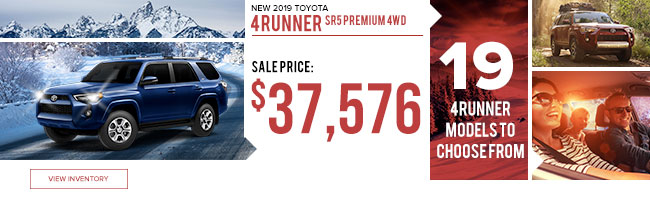 New 2019 Toyota 4Runner SR5 Premium 4WD