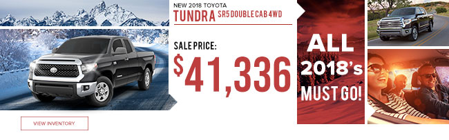New 2018 Toyota Tundra SR5 Double Cab 4WD