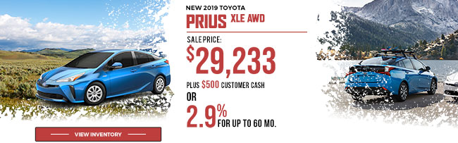 New 2019 Toyota Prius XLE AWD