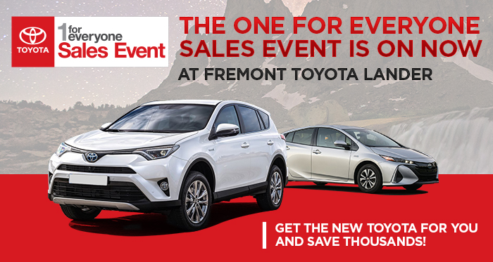 The One for Everyone Sales Event Is On Now!