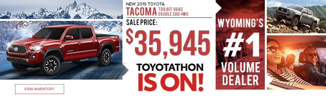 New 2019 Toyota Tacoma TRD Off Road Double Cab 4WD