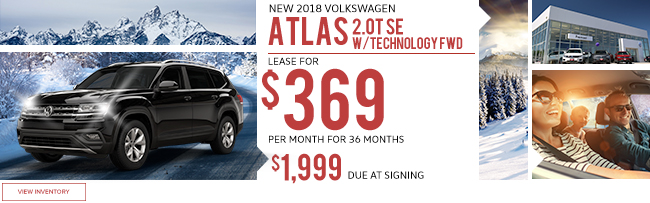 NEW 2018 Volkswagen Atlas 2.0T SE w/Technology FWD