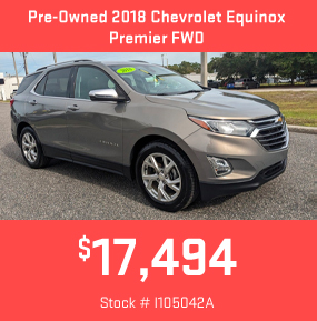 Pre-Owned 2018 Chevrolet Equinox Premier FWD