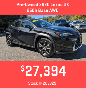 Pre-Owned 2020 Lexus UX 250h Base AWD