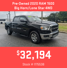 Pre-Owned 2020 RAM 1500 Big Horn/Lone Star 4WD