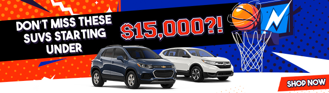 SUVs starting under $15k