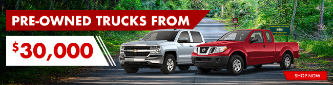 pre-owned Trucks from 30k