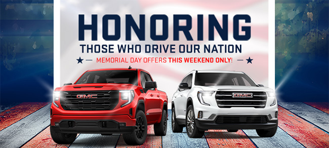 Honoring those who drive our nation, Memorial Day offers this weekend only