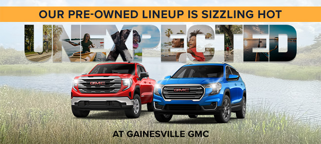 our pre-owned lineup is sizzling hot at Gainesville GMC