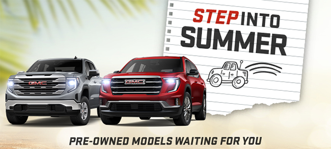 Step into Summer - Pre-Owned models waiting for you