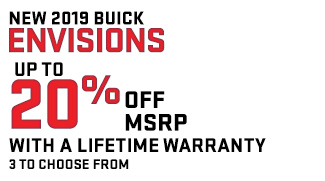 UP TO 20% OFF MSRP WITH A LIFETIME WARRANTY