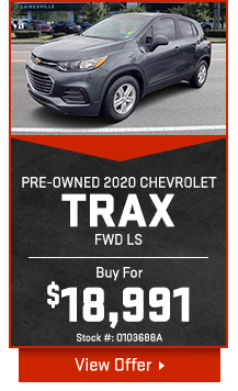 PRE-OWNED 2020 CHEVROLET TRAX FWD LS