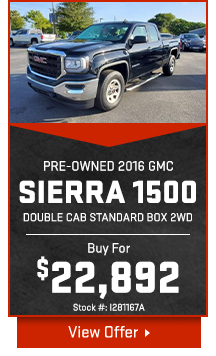 2016 GMC Sierra 1500 Double Cab Standard Box 2WD