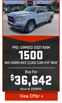 2021 RAM 1500 Big Horn 4x2 Quad Cab 6'4 Box