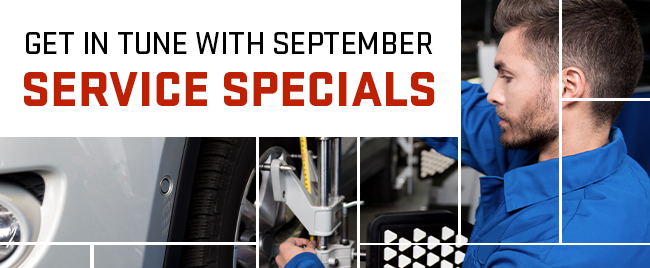 Get In Tune With September Service Specials