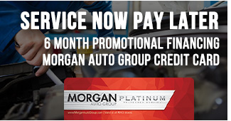 promotional offer with morgan auto group credit card
