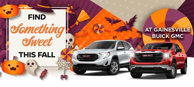 find something sweet this fall at Gainesville Buick GMC, with Halloween theme