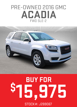 PRE-OWNED 2016 GMC ACADIA