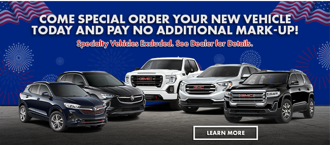 Special offer from Gill Buick GMC