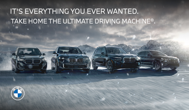It's everything you ever wanted. Take home the Ultimate Driving Machine.