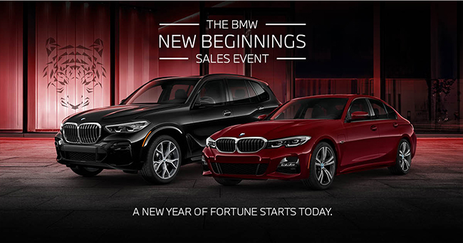 The BMW New Beginnings sales event