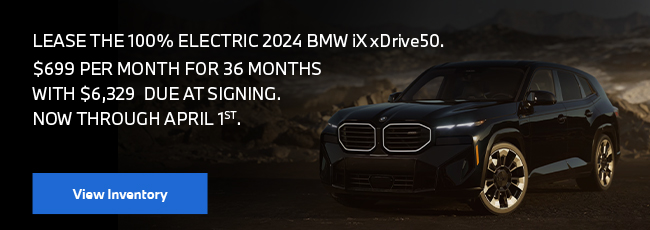 lease the electric 2024 BMW iX eDRIVE50
