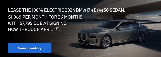 lease the electric 2024 BMW i7 sedan