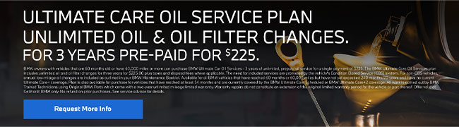 ultimate car oil service plan-unlimited oil and filter changes, for 3 years prepaid offer