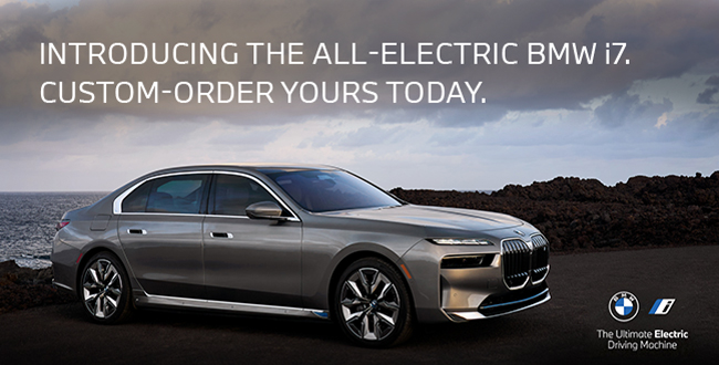 Introducing the all-electric BMW i7 Custom-order yours today
